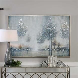 Uttermost - UTTERMOST WALK IN THE MEADOW HAND PAINTED CANVAS TABLO 