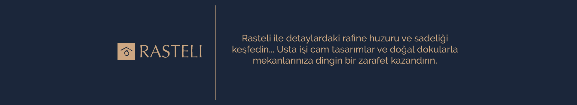 Rasteli Cam Vazo ve Dekor