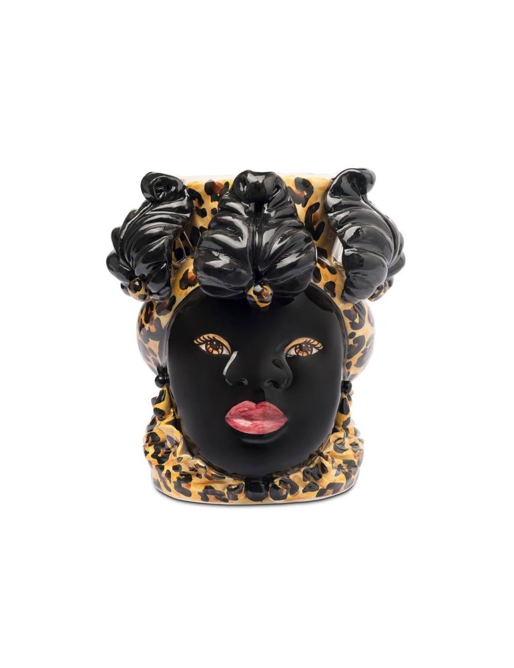 ABHİKA - ABHIKA VASE MORO LADY SMALL LEOPARD