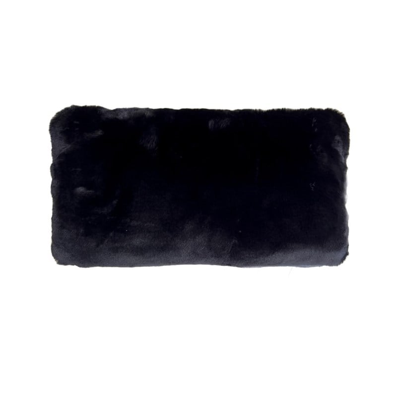 AG Selection - AG SELECTİON SİYAH DİKDÖRTGEN YUMUŞAK KÜRK KIRLENT