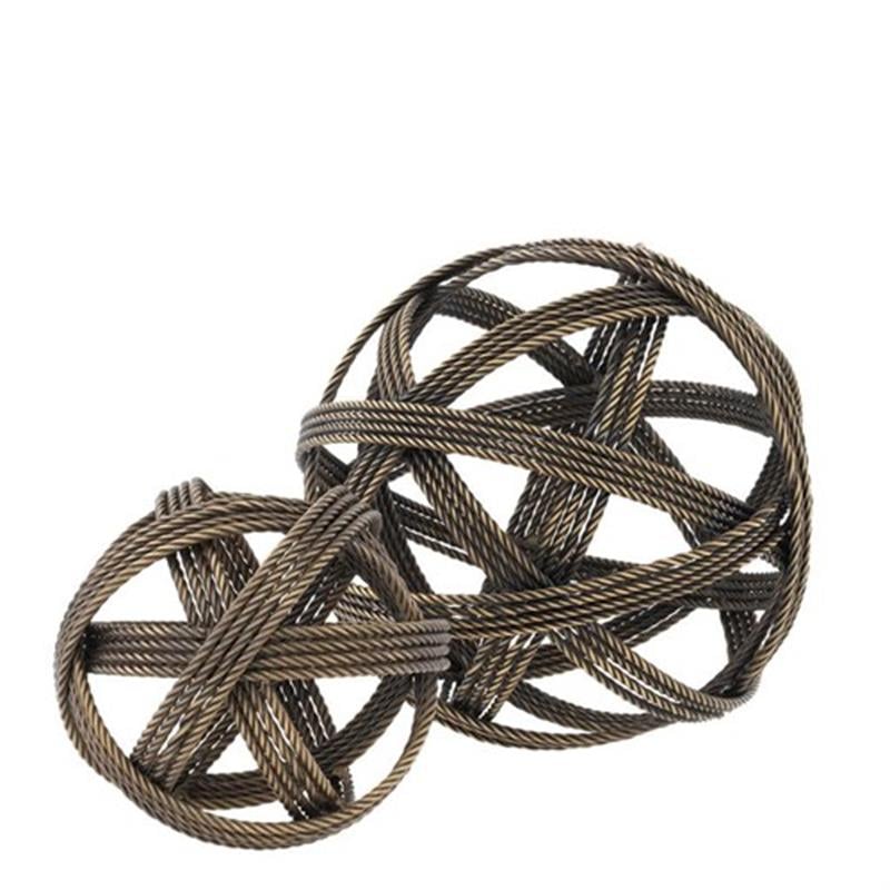 EİCHHOLTZ - Eichholtz Desk Accessory Melville Vintage Brass set of 2