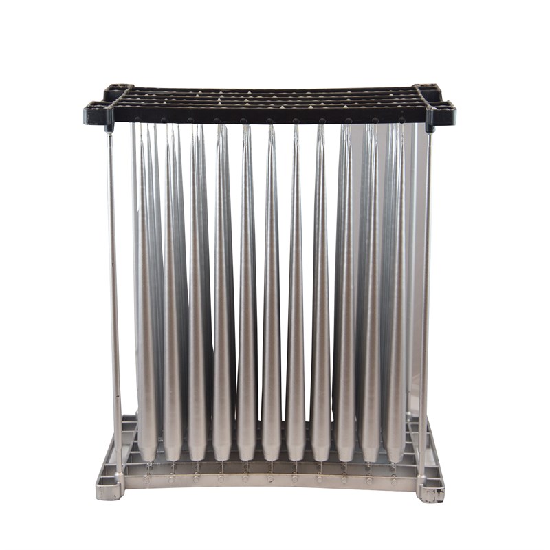 ESTER & ERİK GÜMÜŞ MUM 42 CM