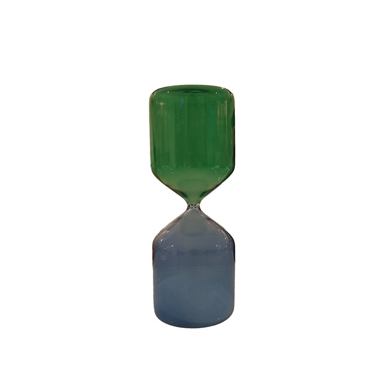 Fancy - Fancy ASS.GLASS SANDTIMER GRENN-BLUE KÜÇÜK