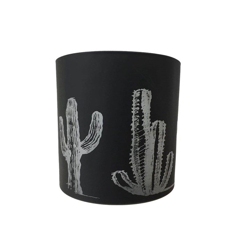 Fancy - Fancy GLASS CYLIND HURRICANE XL MATT BLACK 