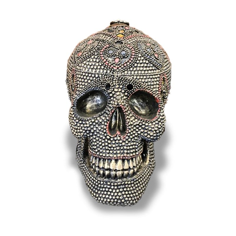 Fancy - Fancy Skull Calavera Resin Ant.Bronze 19H