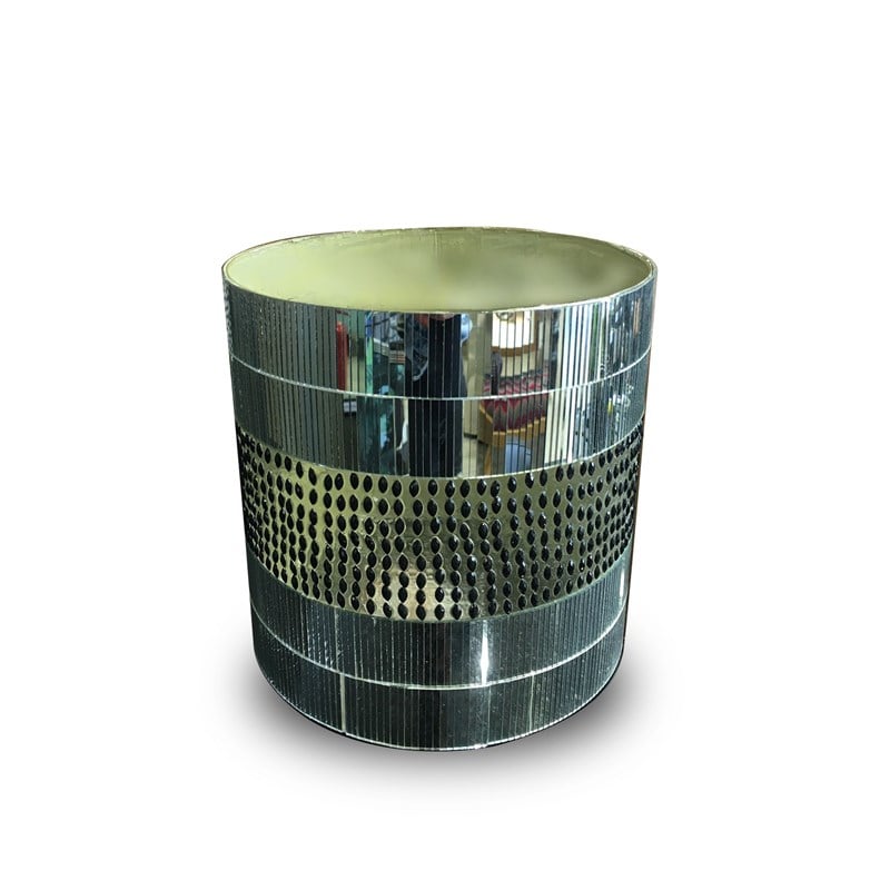 Fancy - Glass Hurricane Silver Charleston