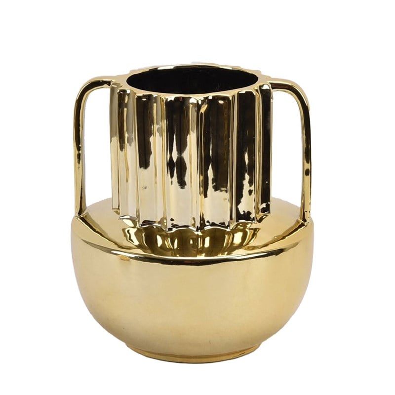 Fancy - Vase Gold Ceramic