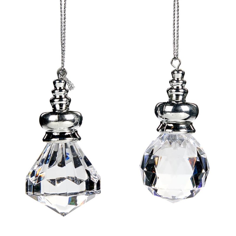 Goodwill - TR24904 FACET BALL/DIAMOND ORN ASS/2 5CM