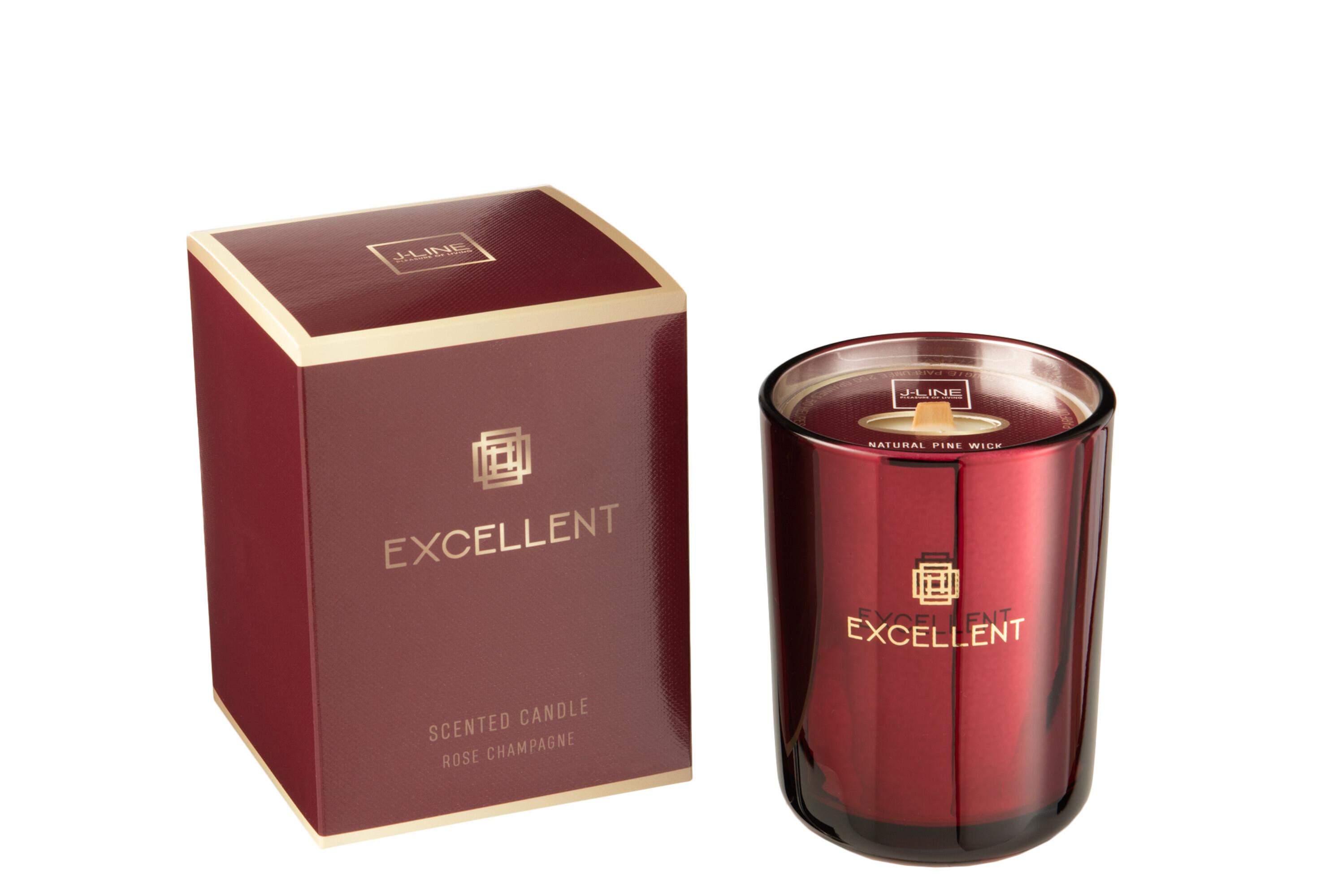 JOLIPA - Jolipa Candle Excellent Rose Champagne Wine Red