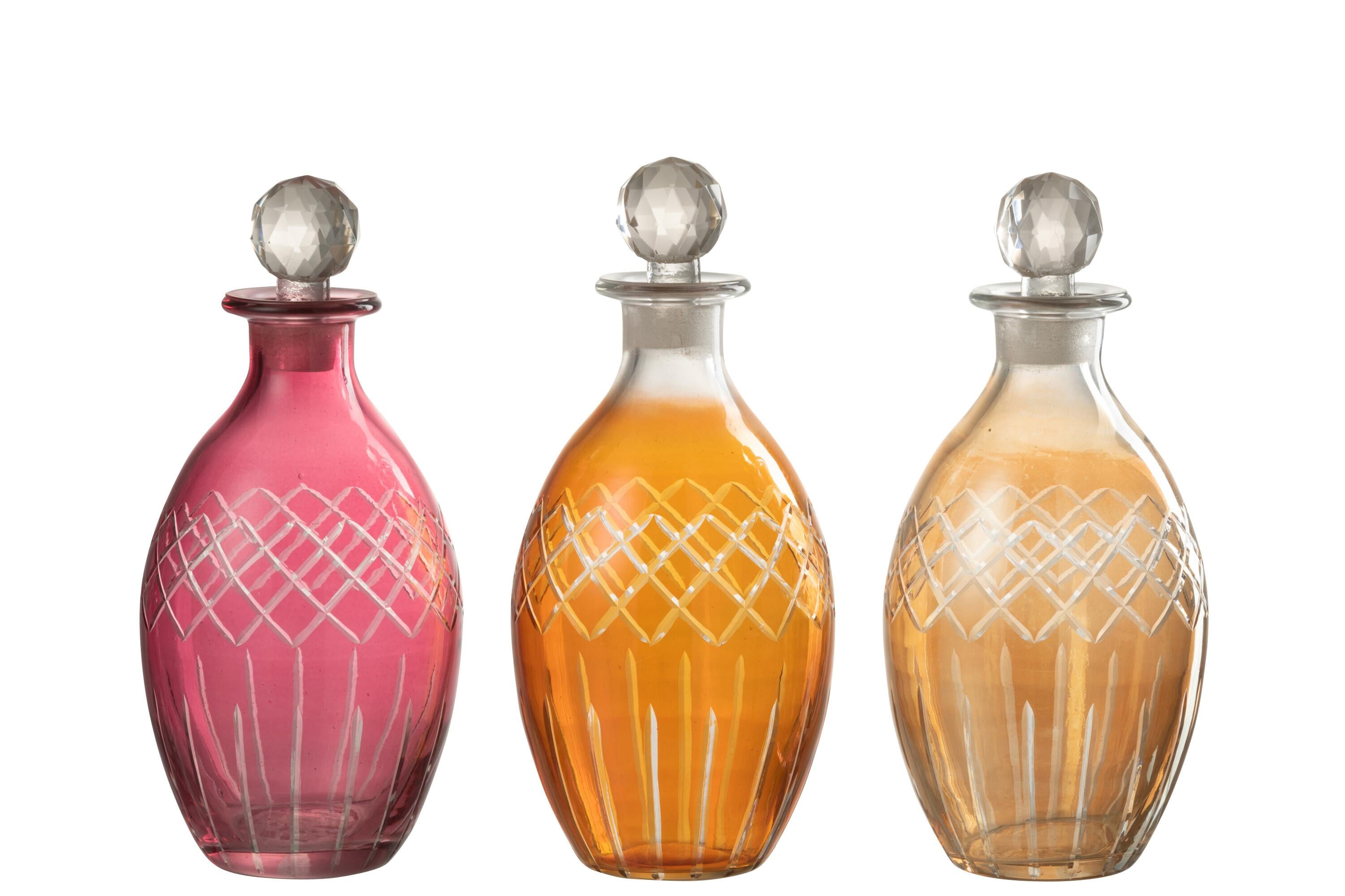 JOLIPA - Jolipa Carafe Check Round Glass Mix Set3