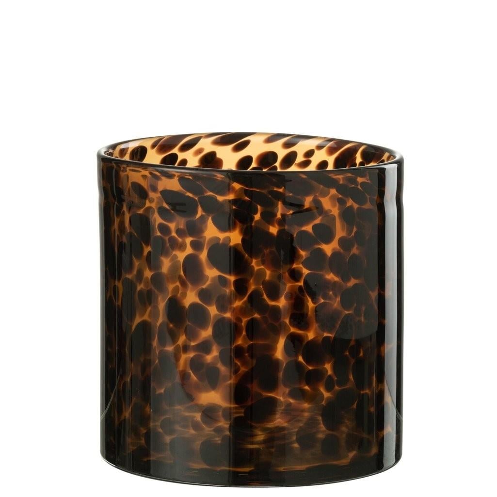 JOLIPA - Jolipa Hurricane Cylinder Dots Glass Brown/Black Medium