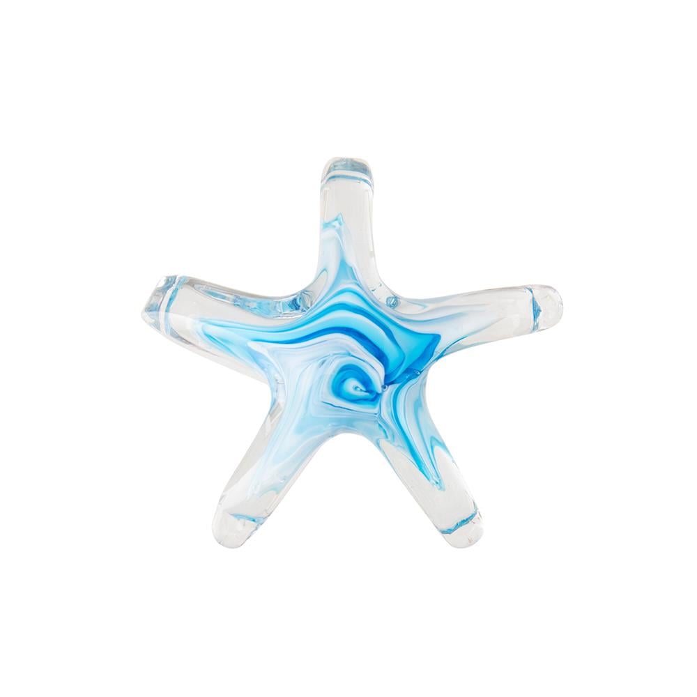 JOLIPA - Jolipa Kağıt Ağırlığı Seastar Cam Açık Mavi