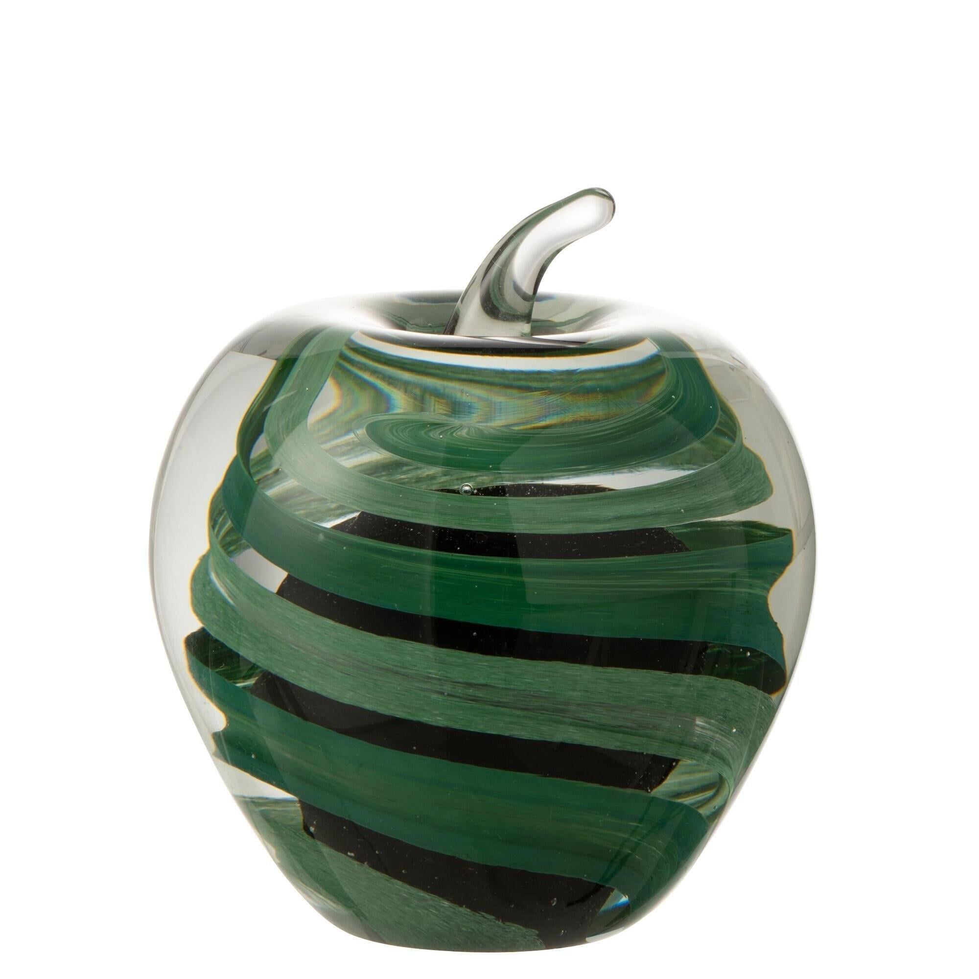 JOLIPA - Jolipa Paperweight Apple Glass Green Large