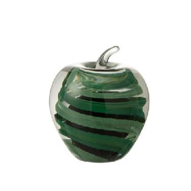 JOLIPA - Jolipa Paperweight Apple Glass Green Small