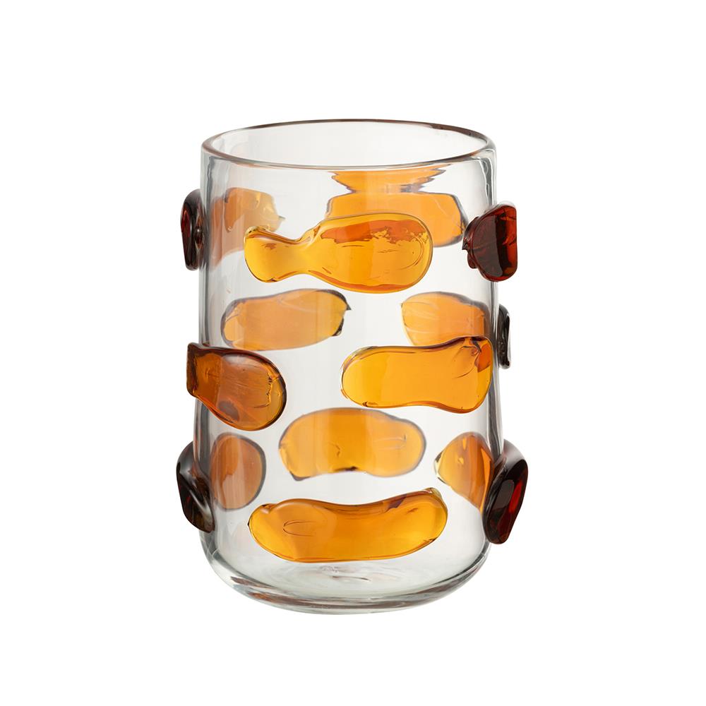 JOLIPA - Jolipa Pebbles Amber Vazo Küçük