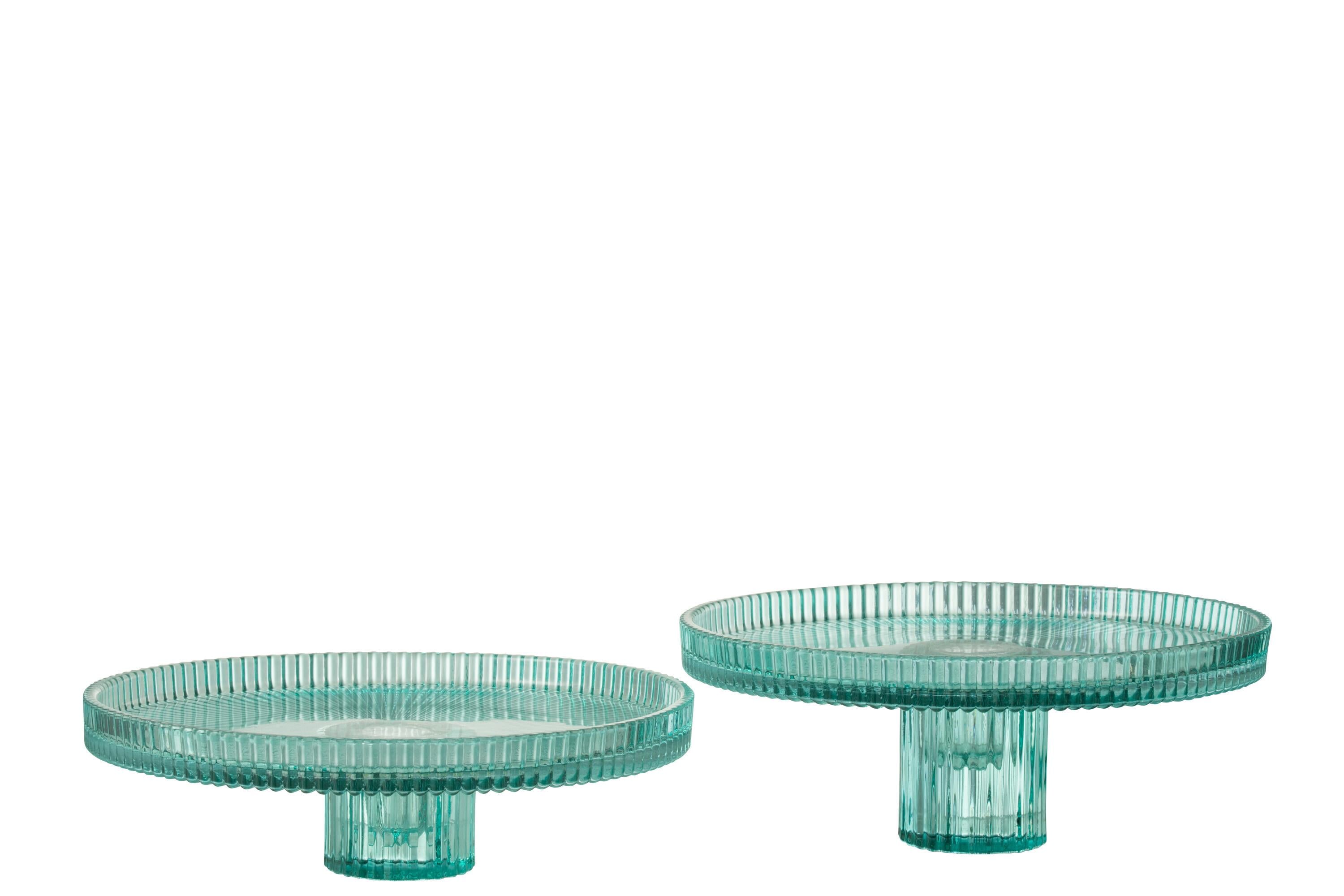JOLIPA - Jolipa Pie Holder Azure Blue Glass