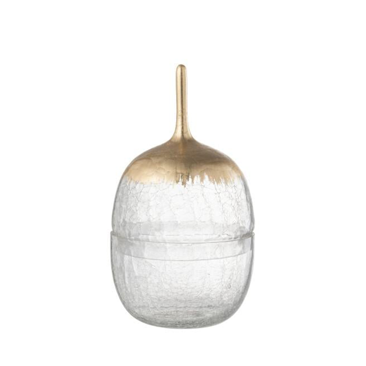 JOLIPA - Jolipa Storage Jar Crackle Glass