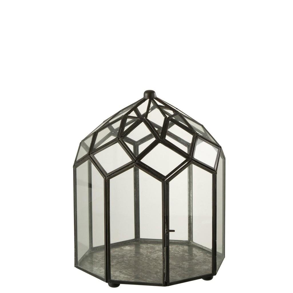 JOLIPA - Jolipa Terrarium Glass/Metal Black 
