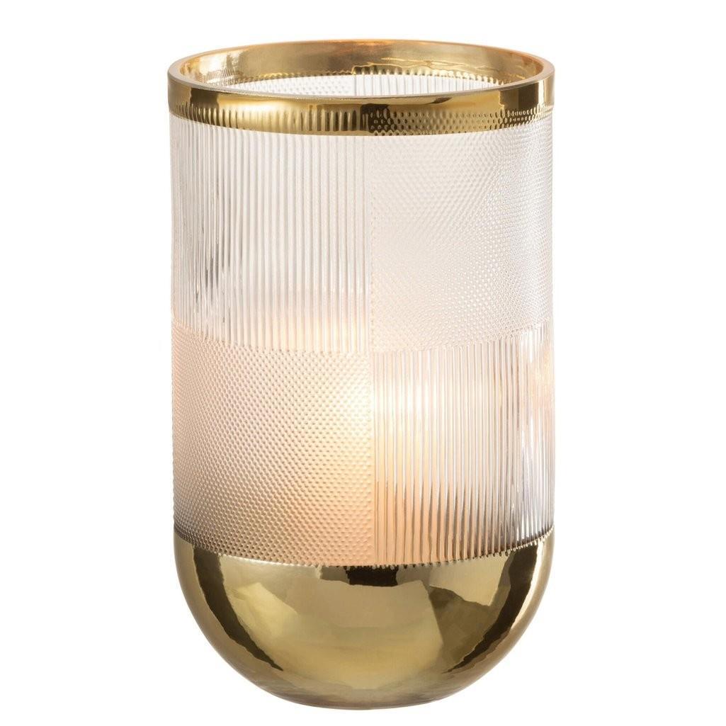 JOLIPA - Jolipa Vase Cylindrical Pattern Glass Large