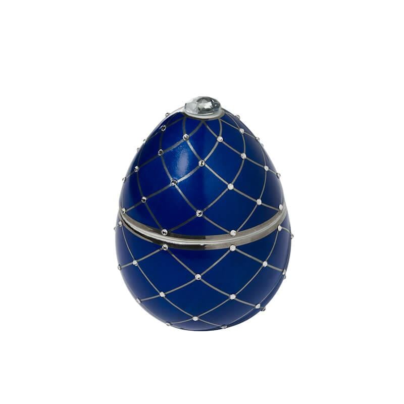 Ladenac - Ladenac Bois De Roussie Candle 200gr Ceramic Dark Blue Silver Stripes