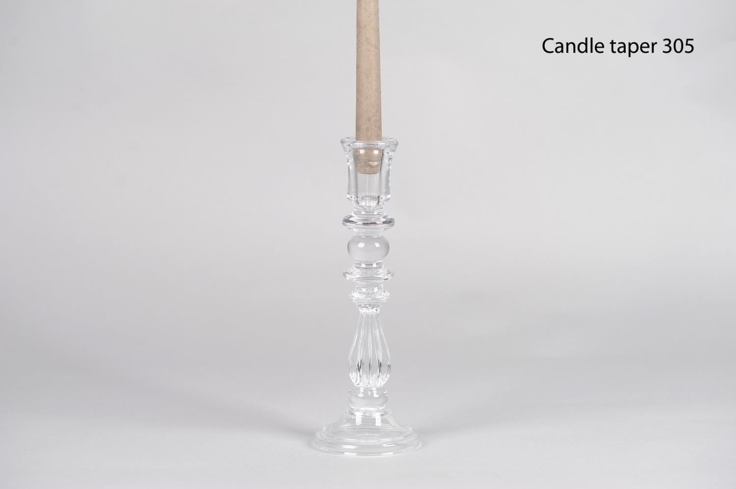 RASTELI - Rasteli Altesse Glass Taper Holder