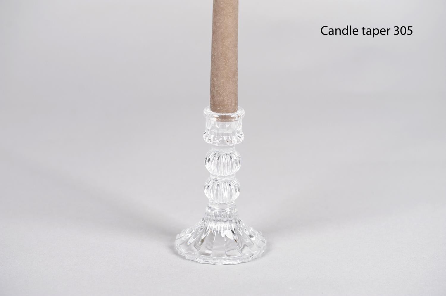 RASTELI - Rasteli Crinoline Glass Taper Holder