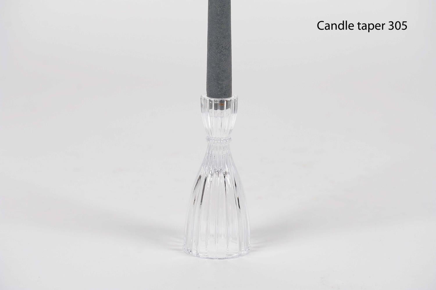 RASTELI - Rasteli Dame D'Honneur Glass Taper Holder Medium