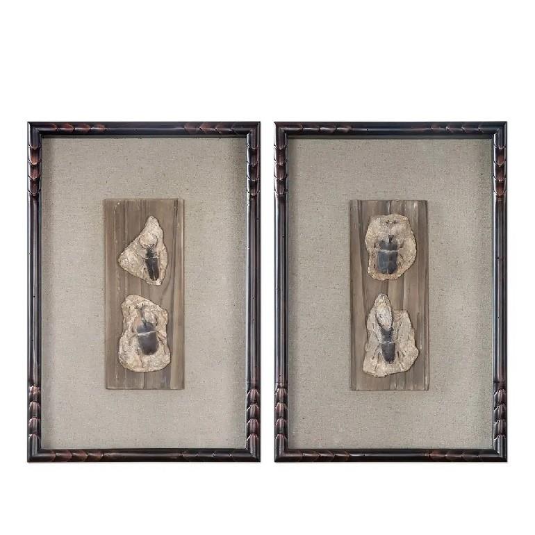 Uttermost - Uttermost Fosilleşmiş Böcekler Duvar Dekoru (2'li Set)