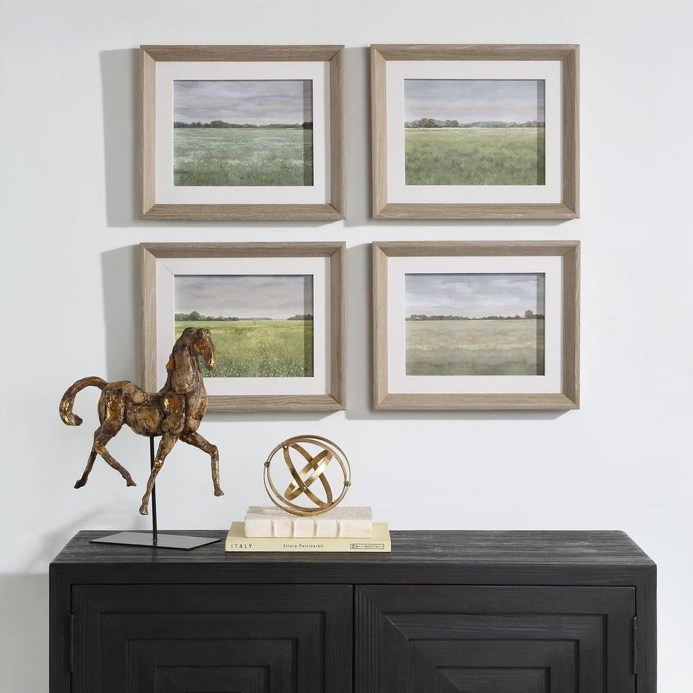Uttermost - UTTERMOST QUIET MEADOWS FRAMED PRINTS TABLO 4'LÜ SET
