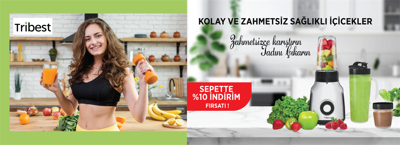 Tribest ile sağlıklı içecekler