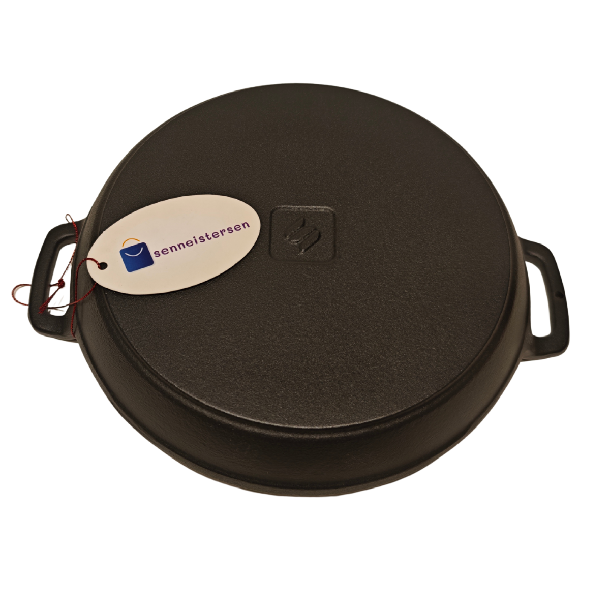 Sürel 22 cm Yuvarlak Düz Sahan Mat Siyah