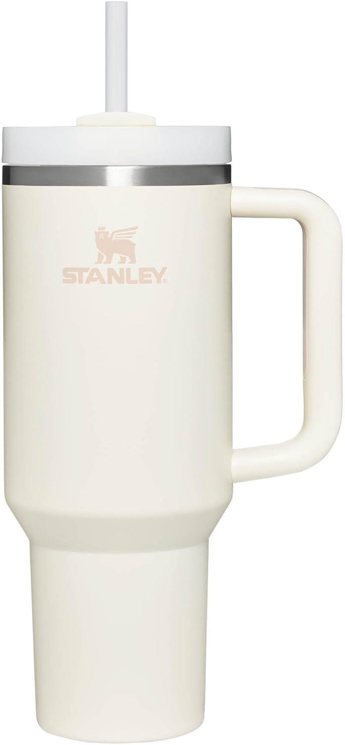 Stanley Quencher H2.O FlowState™ Tumbler Pipetli Termos | 1.18L Krem
