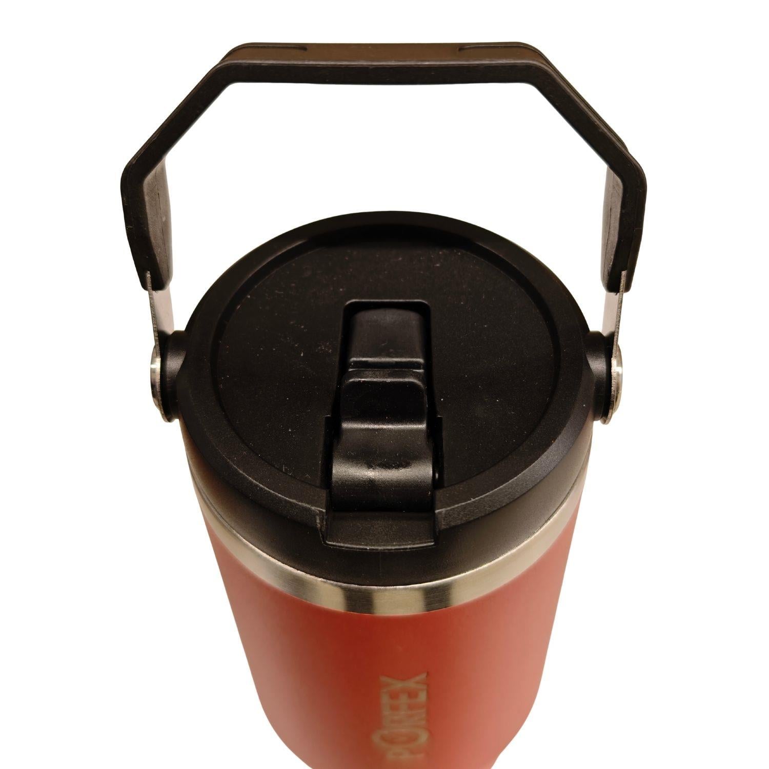 Porfex Pipetli Kırmızı Termos 1lt.