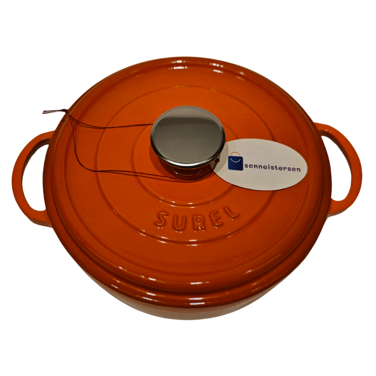 Sürel 24 cm Yuvarlak Sığ Tencere Degrade Turuncu