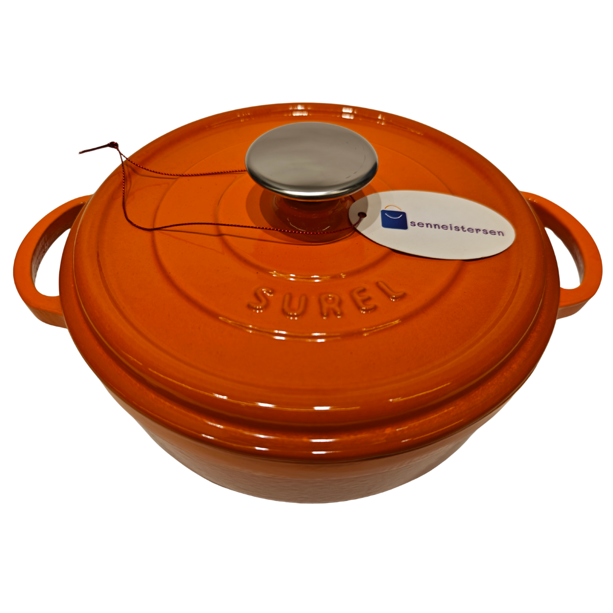 Sürel 24 cm Yuvarlak Sığ Tencere Degrade Turuncu