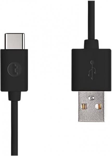 Taks 5DK12S USB-A/USB-C Şarj Kablosu Siyah 100 cm