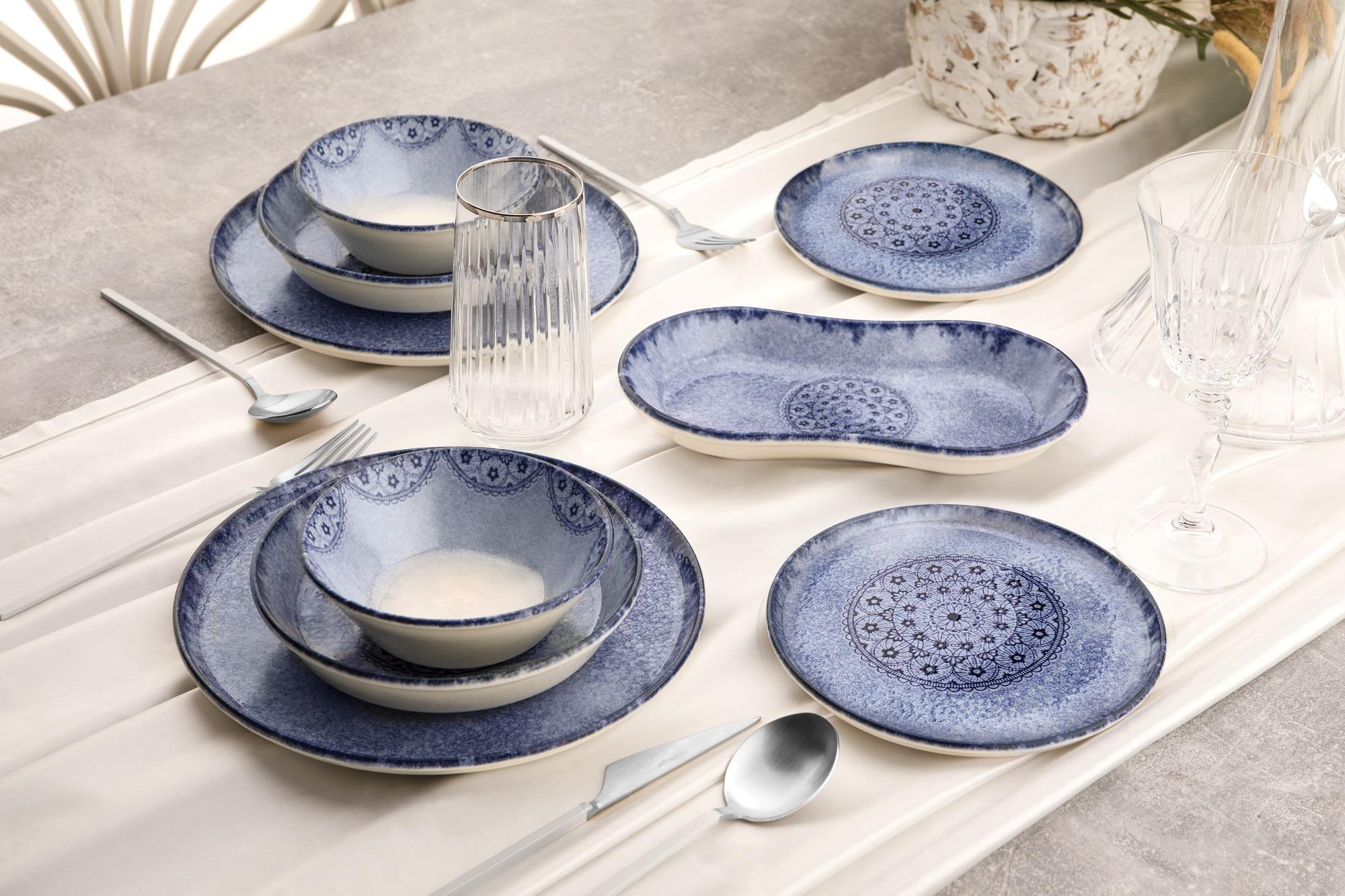 NBL OCEAN 27 PARÇA PORSELEN YEMEK TAKIMI