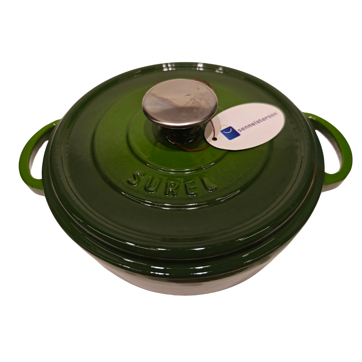 Sürel 24 cm Yuvarlak Sığ Tencere Degrade Yeşil