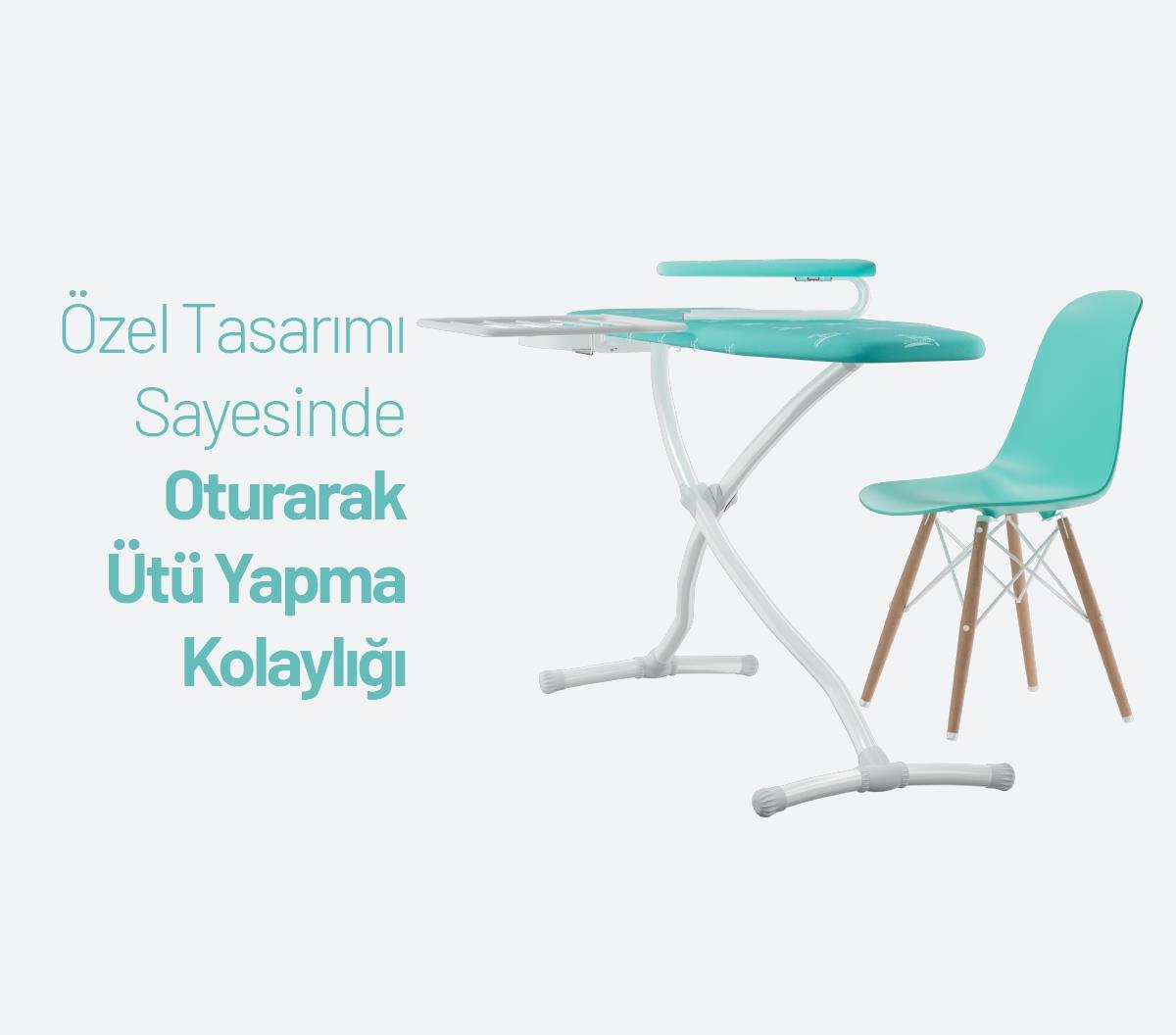 Gazzella SM/GZM 900-E Squad Ev Tipi Ütü Masası Kol Ütüleme A