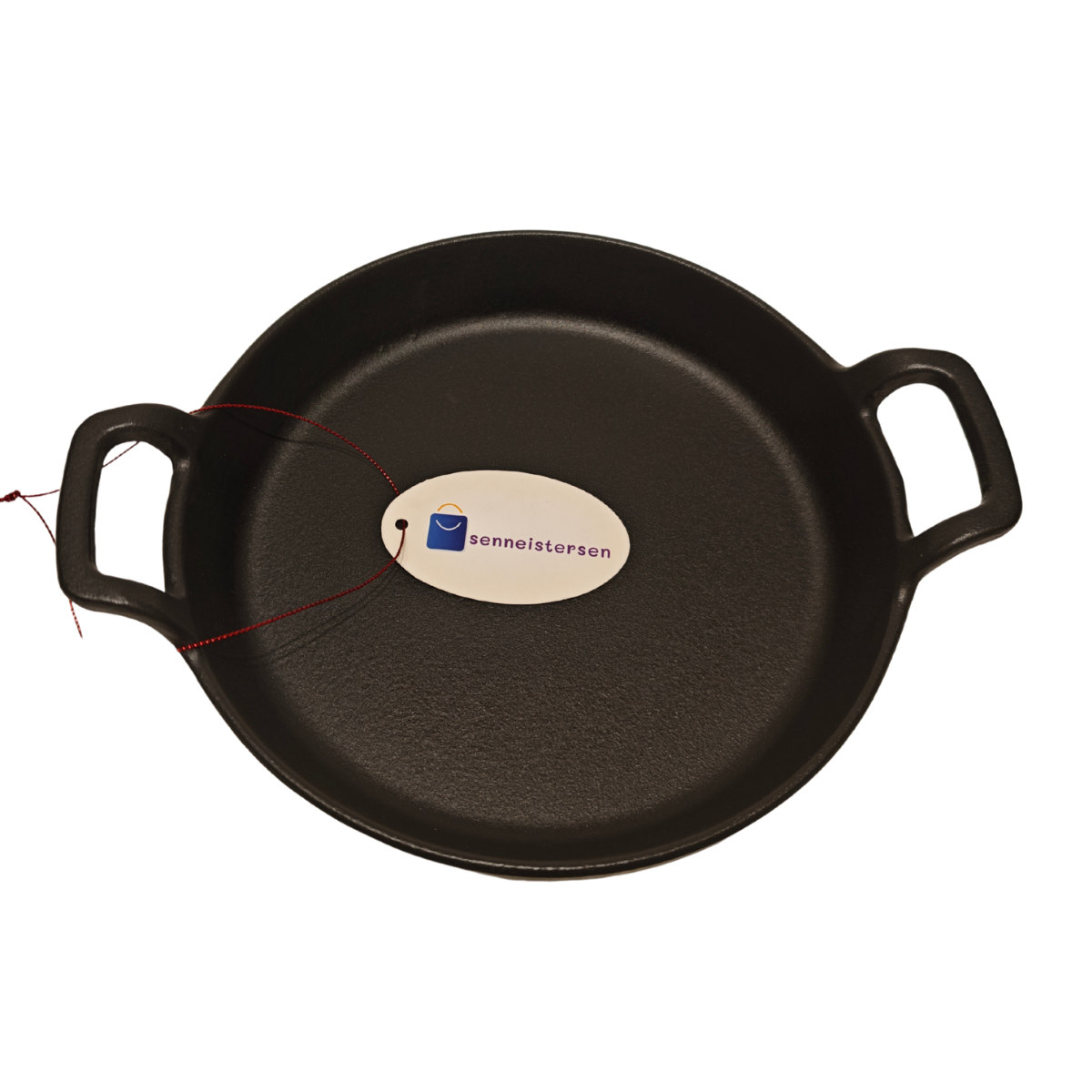 Sürel 22 cm Yuvarlak Düz Sahan Mat Siyah