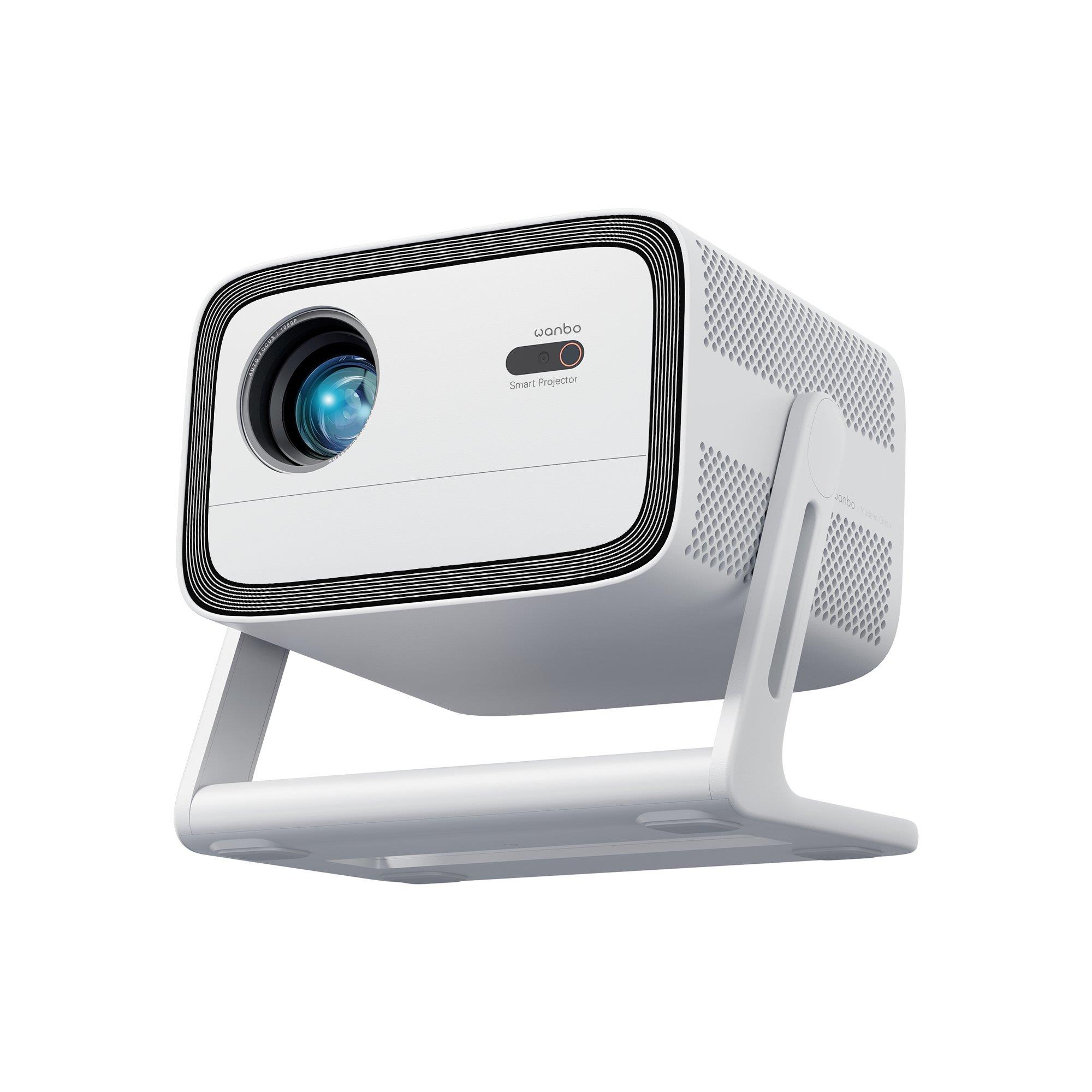 Wanbo Vali 1 Projeksiyon Cihazı | 900 ANSI Lümen, Android TV, Dahili Stand