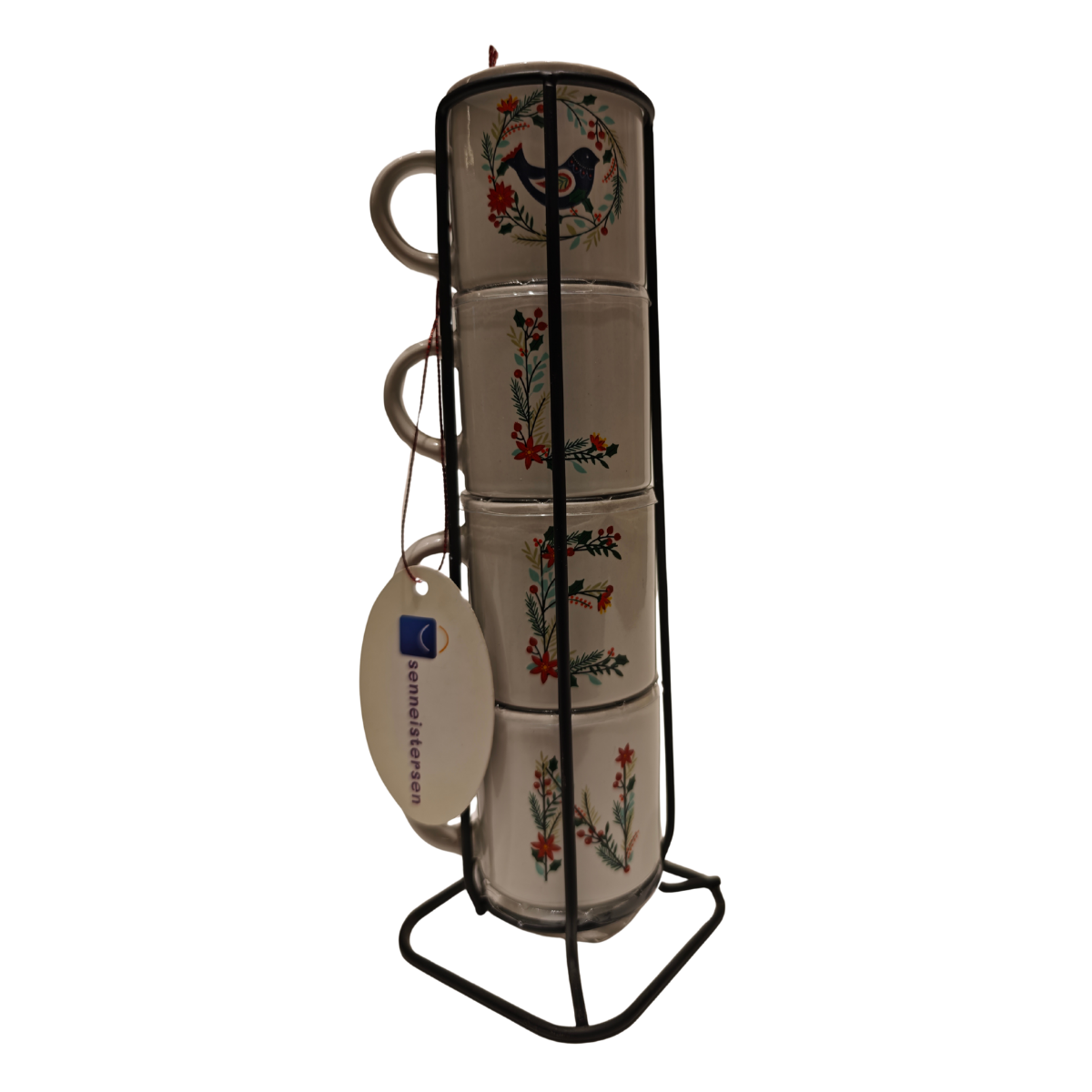 Porselen 4*lü standlı fincan set