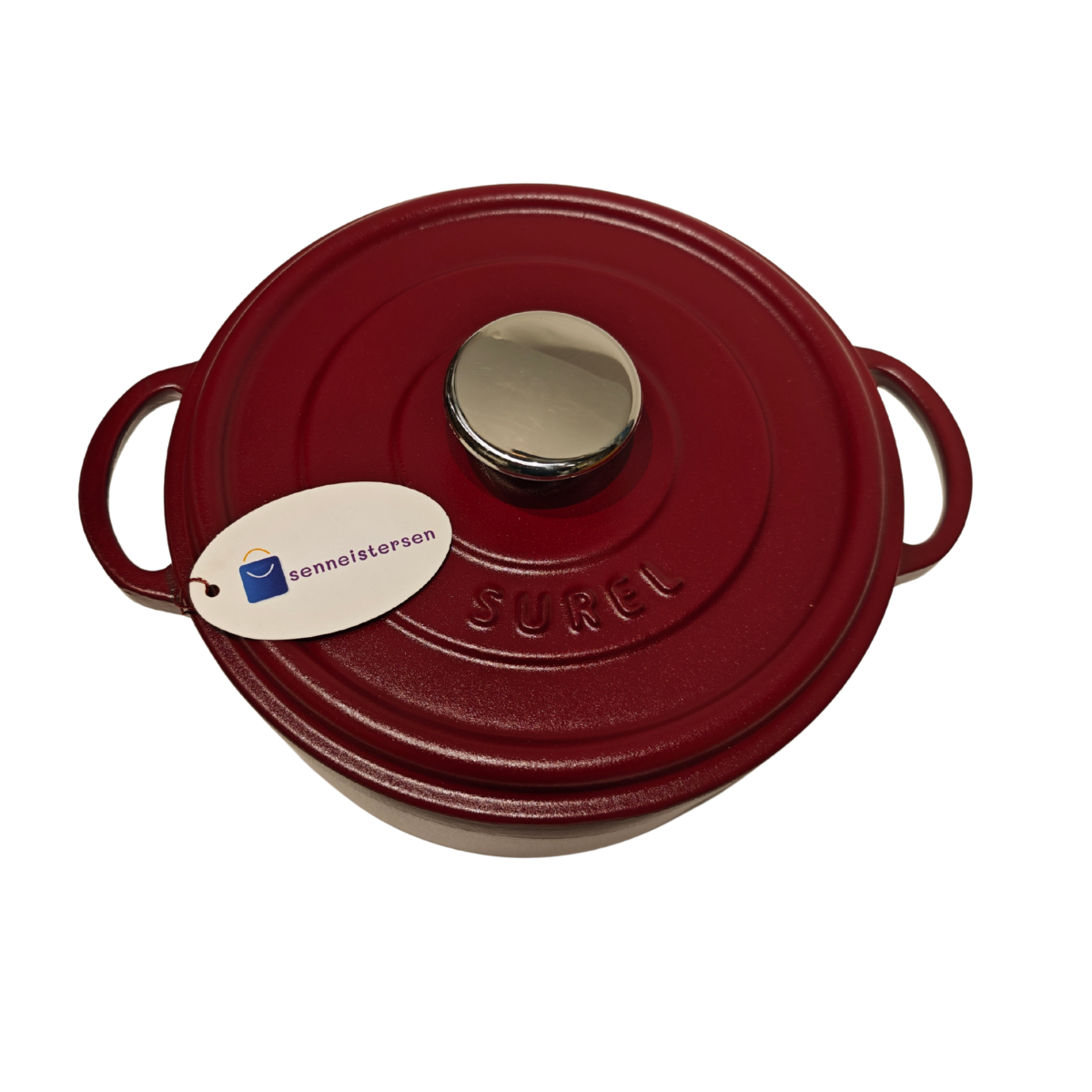 Sürel 24 cm Yuvarlak Tencere Saten Bordo