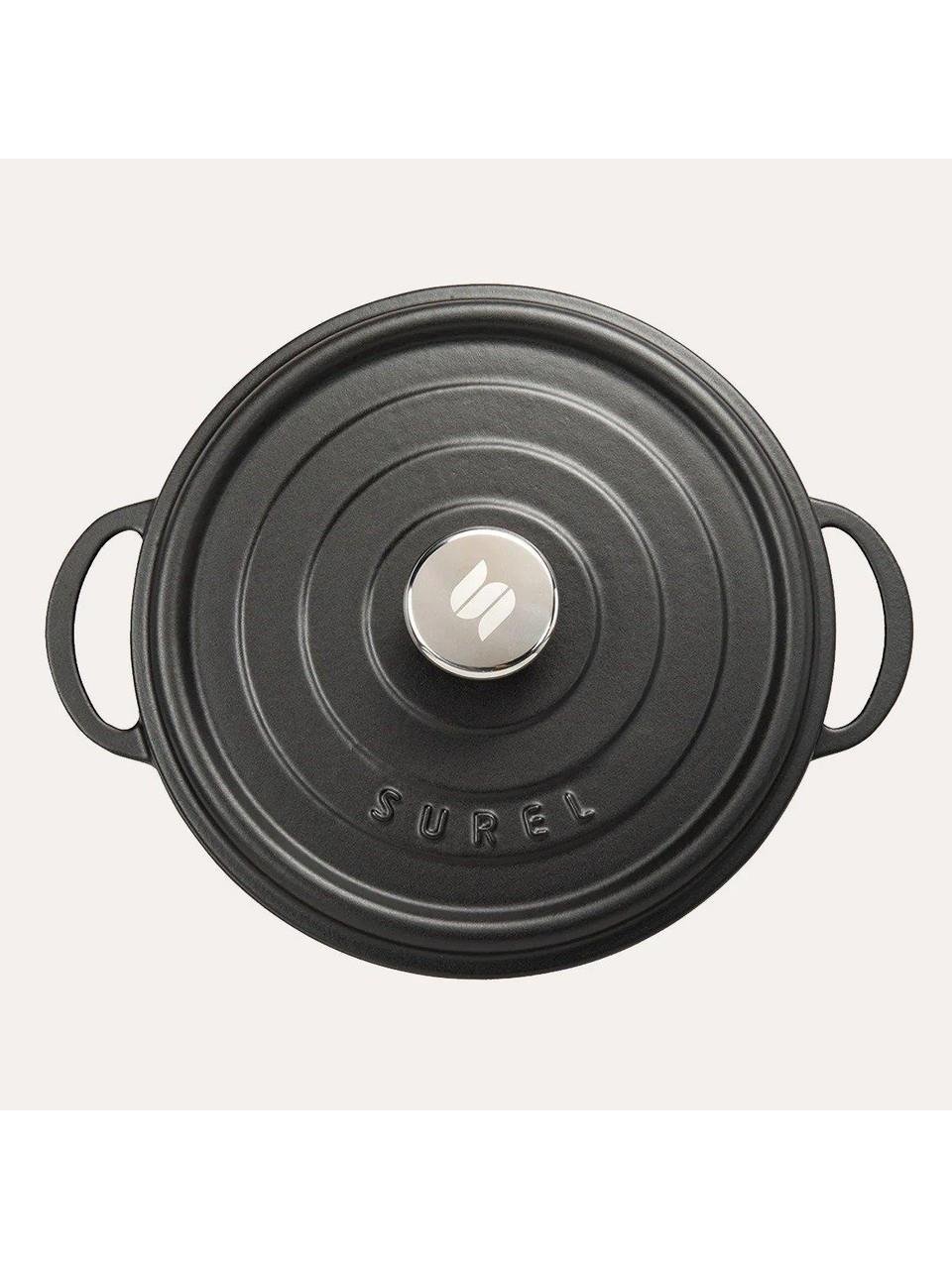 Sürel 24 cm Yuvarlak Tencere Mat Siyah