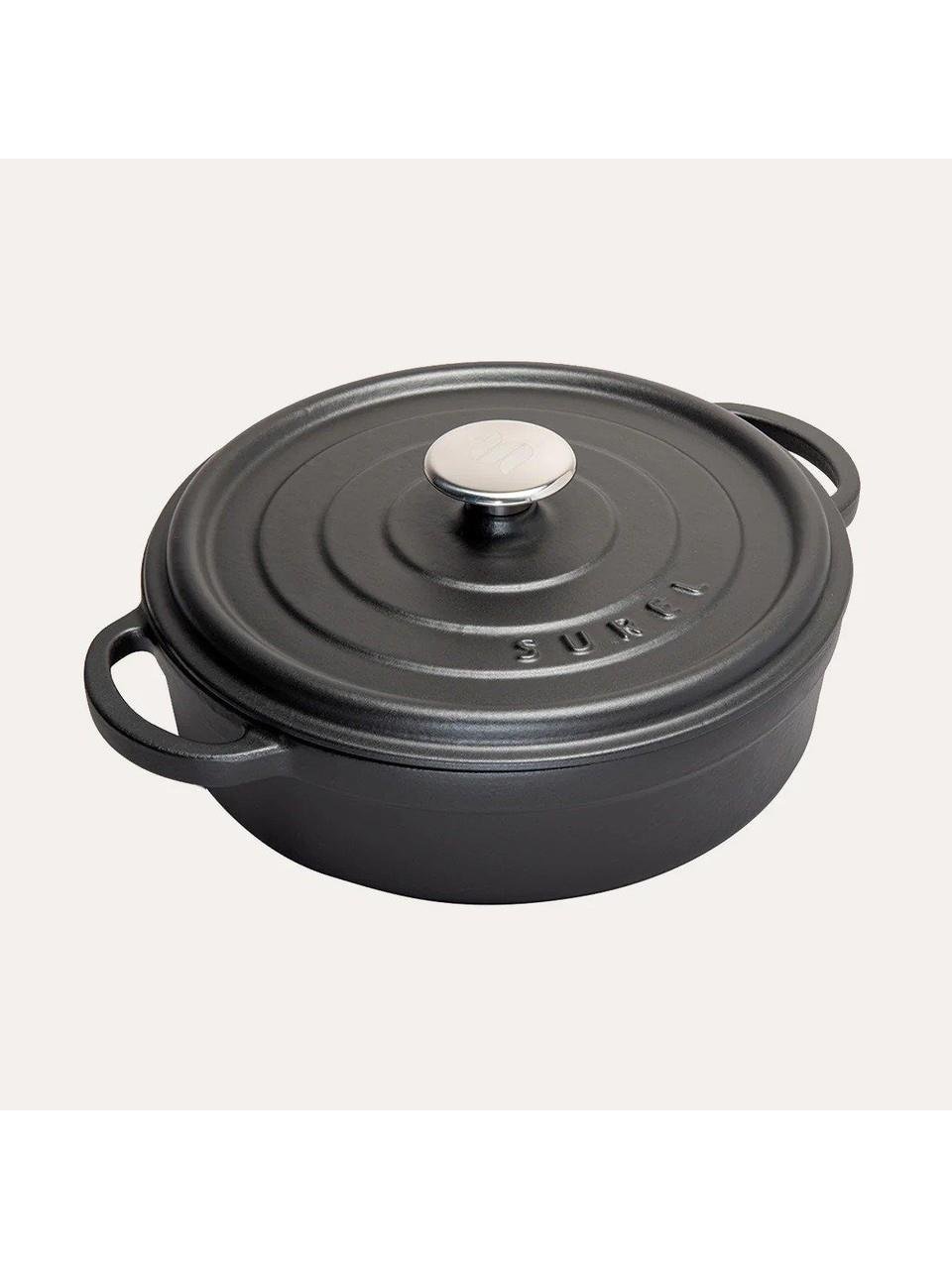 Sürel 24 cm Yuvarlak Tencere Mat Siyah