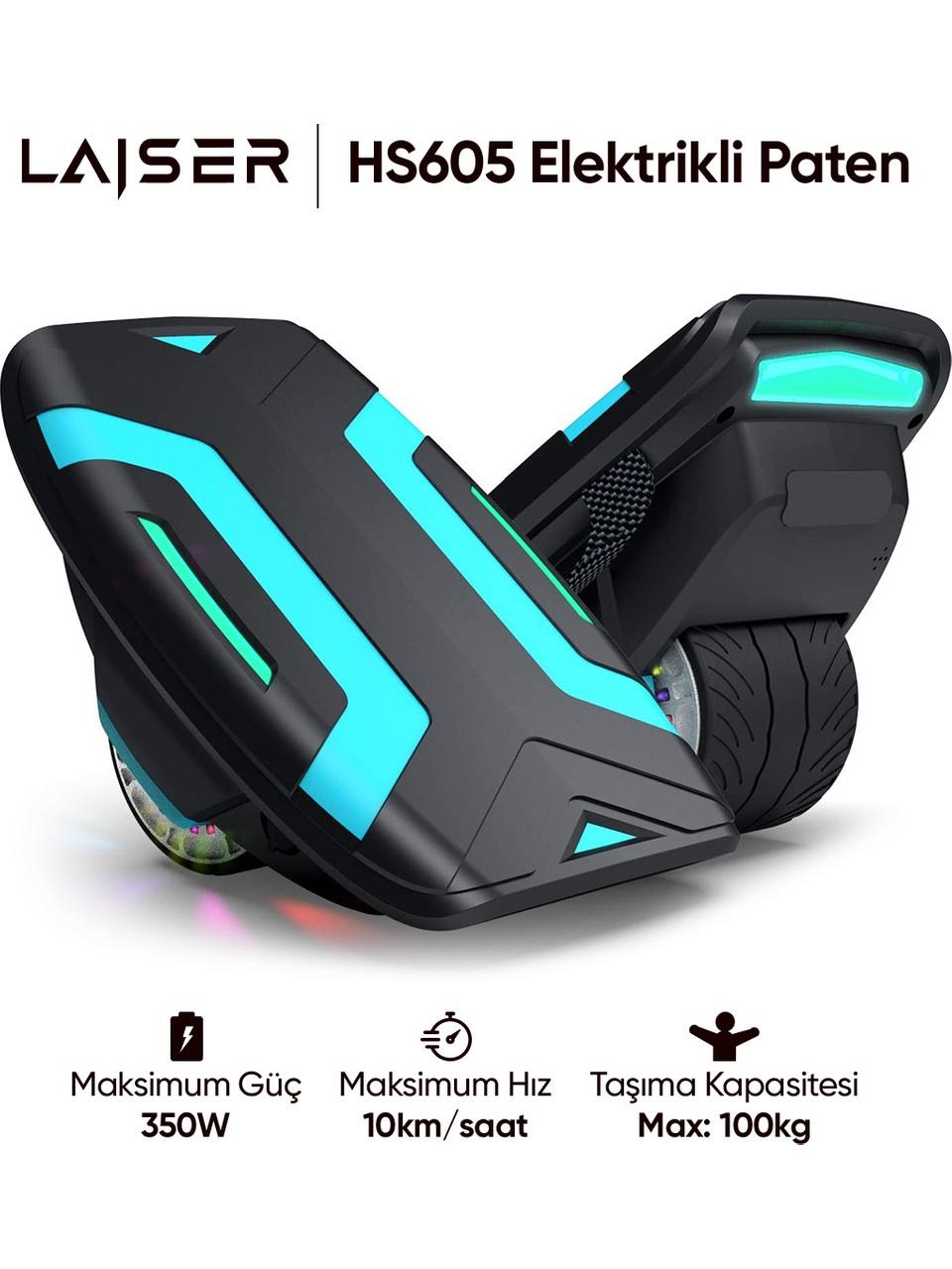 Laiser HS605 elektrikli paten 350W Led ışıklı