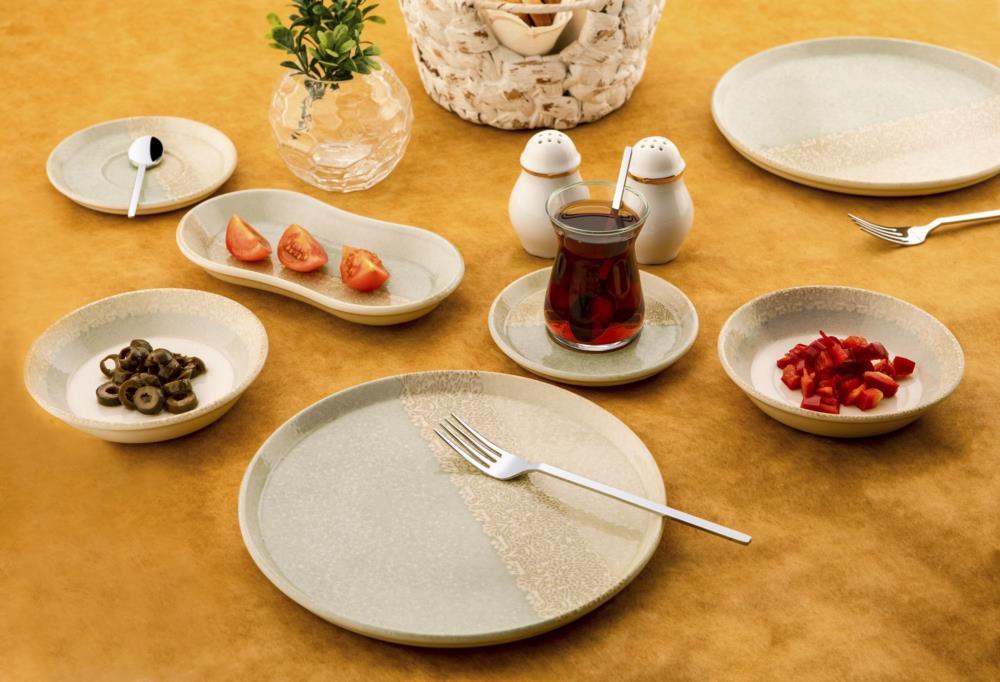 Noble life Future 26 Parça Porselen Kahvaltı Takımı