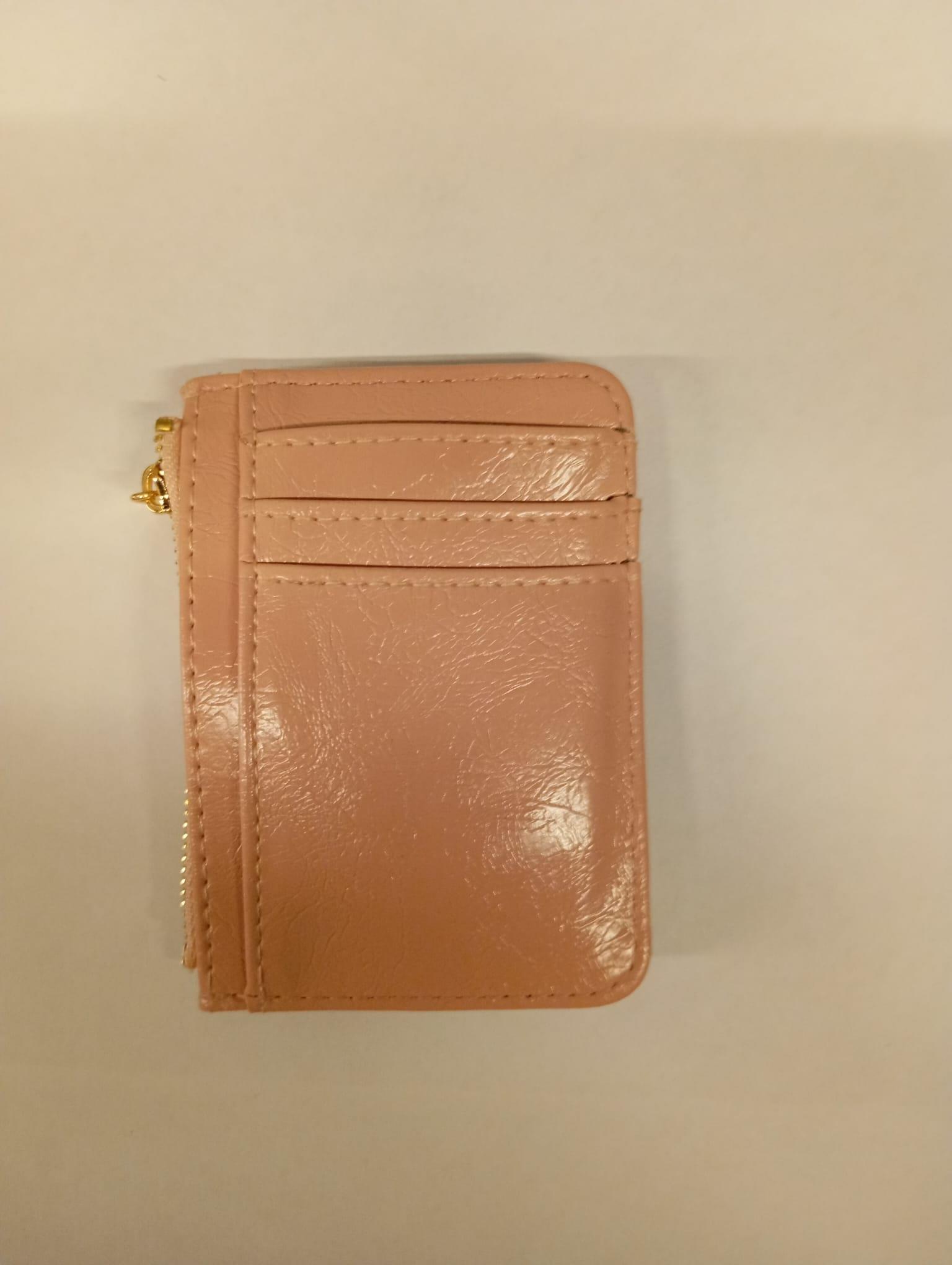 Ollbag Plane Bej Kırışık Detay Bayan Kartlık