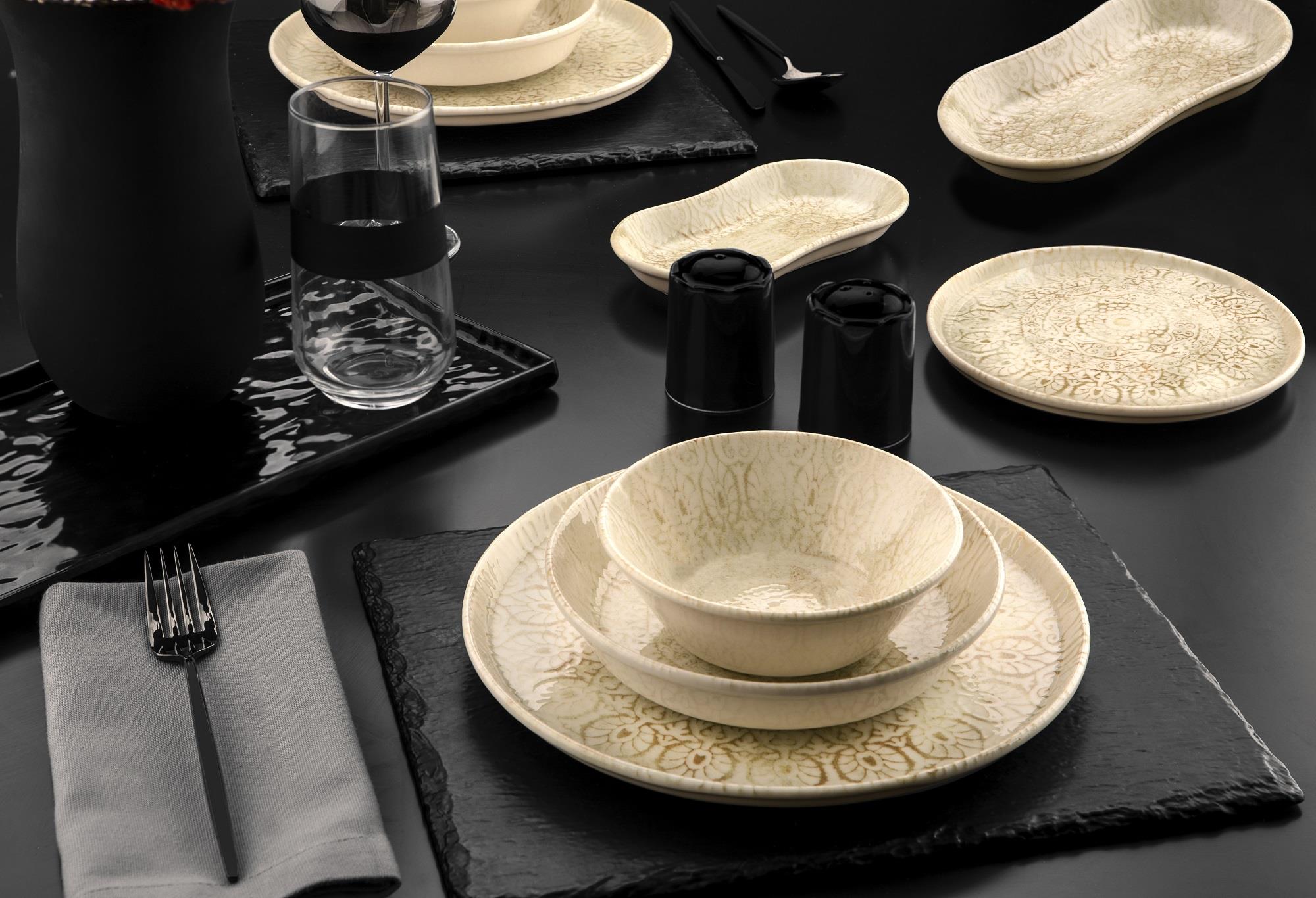 Noble life Vintage 27 Parça Porselen Yemek Takımı