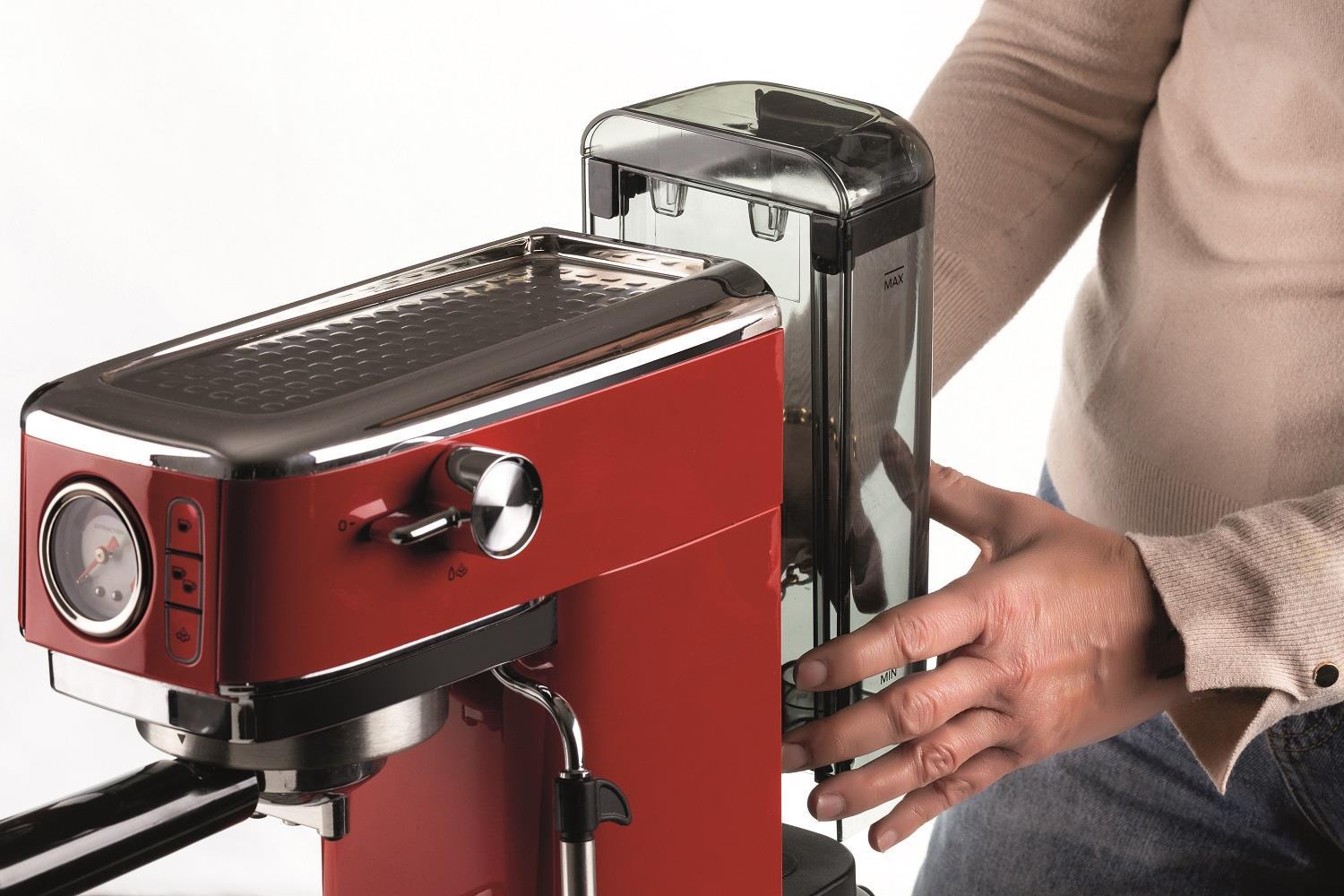 Ariete Moderna Espresso Slim Kahve Makinesi Kırmızı 1381/13